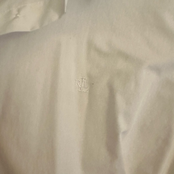 Ralph Lauren White non iron button down shirt 3X EXCELLENT condition worn once - Picture 8 of 8